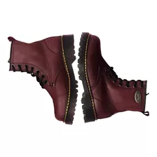 Botas Piel Blancas Dr Alternativa Rocker Punk Martens Gotic