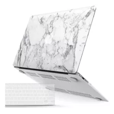 Funda / Cubre Teclado Macbook Air 11 White Marble A1466