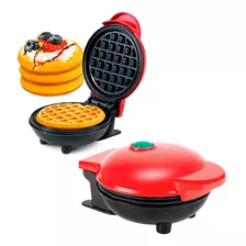 Mini Waflera Maquina Waffle Electrica Antiadherente 350w Ax