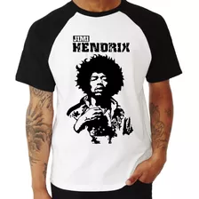 Camiseta Raglan Jimi Hendrix Modelo 2