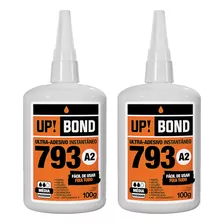 Cola Líquido Up Bond Cola Instantânea De 100g - Kit De 2 Unidades - Transparente