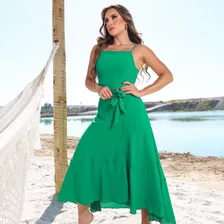 Conjunto Saia Longa Mullet E Cropped V Alfaiataria Verde 