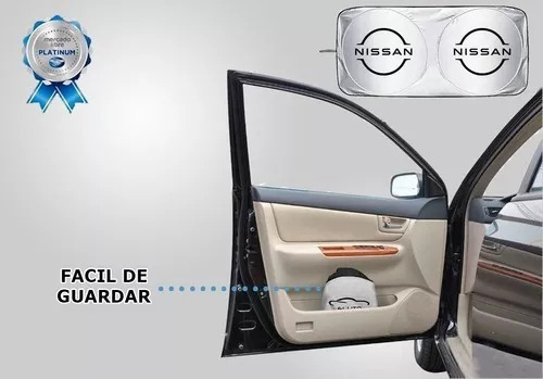 Cubresol Para Nissan Pulsar Sedan 2014-2016 Con Logo T1 , Foto 5