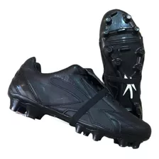 Tenis Futbol Tacos Tachones Concord Negro Total 100% Piel 