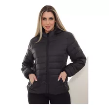 Casaco Bobojaco Jaqueta Puffer Feminina Corta Vento Inverno