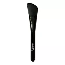 Pincel Espátula Silicona Coony Silicon Face Brush Color Negro