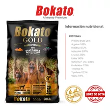 Alimento Súper Premium Perro - Bokato Gold 20kg.