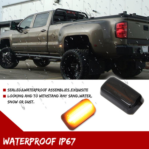 Luz De Posicin Lateral Led Para Chevy Gmc 2500hd/3500hd Foto 6