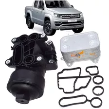 Resfriador Filtro Suporte Óleo Amarok 2.0 Tdi 2014 2015 2016