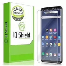 Galaxy S9 Protector De Pantalla [paquete De 2], Iq Shield Li