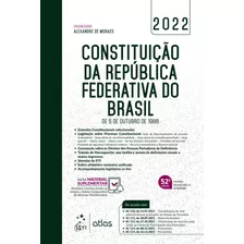 Constituição Da República Federativa Do Brasil - De 5 De Outubro De 1988, De Equipe Atlas. Editora Atlas Ltda., Capa Mole Em Português, 2022