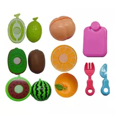 Brinquedo Saco Frutas Som De Corte Crec-crec 8pc 398-1