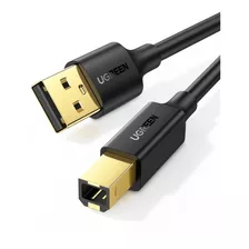 Cable De Escáner De Impresora Usb 2.0 1.5mt Ugreem 10350