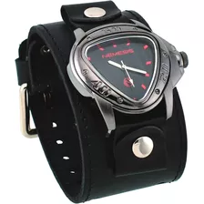 Nemesis Lbb258k Reloj Para Hombre Gunmetal Triangular Red De