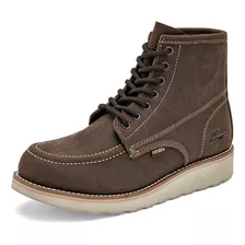 Botin Casual Establo 518 Para Hombre Color Cafe E8