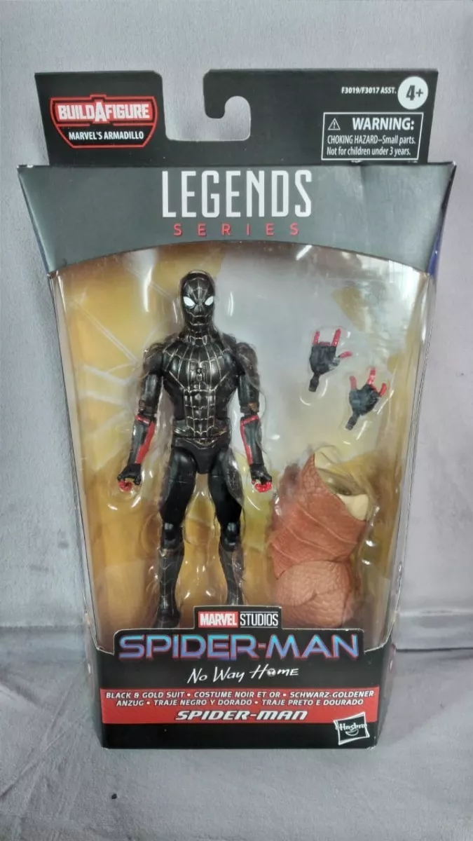Spiderman Black Suit Marvel Legends Figura De Accion 6  P