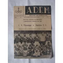 Revista Programa Futebol Flamengo X America 1959 Maracanã