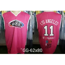 Camisa Nba Mobile Rookie Challenge Original #11 Rosa 