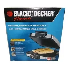 Waflera Black&decker 3 En 1 Acero Inoxidable