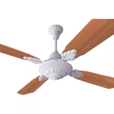 Ventilador De Techo Lumer Fundicion Blanco