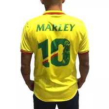 Camiseta Jahmmin Seleção Brasileira Marley