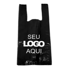 Sacola Personalizada 45x60 Alça Camiseta 500 Unid. 1 Cor