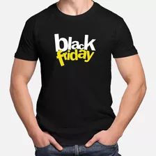 Camiseta Camisa Black Friday Promocional Uniforme Loja Md1