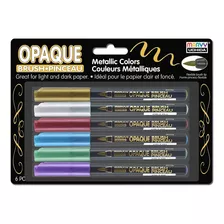 Set Marcador De Pincel Opaco, Múltiple