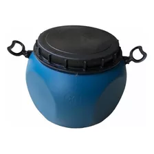 Pote Para Guardar Ração Bombona 30 Litros Container Cachorro Cor Azul