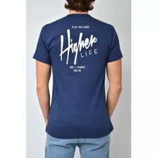 Remera Algodon Estampada Higher Life