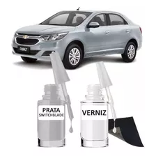 Tinta Tira Risco Automotivo Chevrolet Cobalt Prata Switchbla