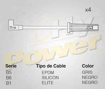 Jgo Cables Buja Elite Para Pontiac Tempest 2.0l 4cil 1988 Foto 2