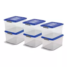 Cajas Organizadoras Plasticas Colbox 15lts X 6 U. Colombraro