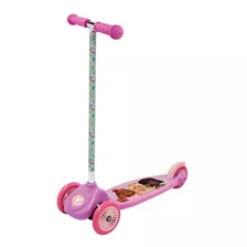 Patinete Fun 3 Rodas Barbie Barbie Rosa Para Crianças