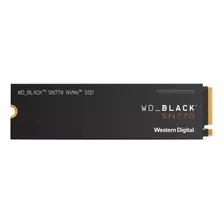 Disco Solido Ssd 500 Gb Nvme Western Digital Black Sn770 Wds500g3x0e