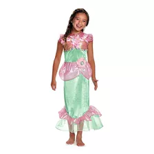 Vestido De Princesa Sirena Mágica Para Niños, Tallas Xs 3t-4