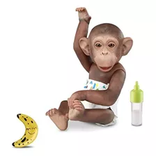 Boneco Macaco Little Caco Macaquinho 33 Cm Vinil Omg Marrom