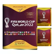 Figuritas Mundial Qatar 2022 Panini Album + 50 Sobres Fs