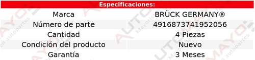 4- Inyectores Combustible Bruck Versa L4 1.6l 2011-2019 Foto 2