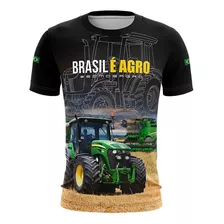 Camiseta Agro Brk Brasil É Agro 04 Com Proteção Uv50+