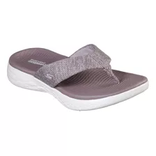 Chinelo Skechers On The Go 600 Feminino Malva Casual