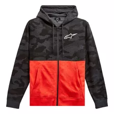 Campera Alpinestars - Camo Block Hoodie Charcoal