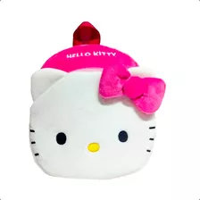 Mochila Infantil Hello Kitty De Pelucia Meninas Candide