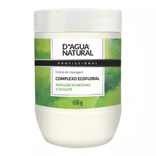  Creme Massagem Complexo Ecofloral 650g D'agua Natural