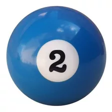 Bola Avulsa Numero 2 Numerada Bilhar Sinuca Snooker 54mm