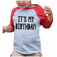 7 Comió 9 Apparel Kids It's My Birthday Camiseta Roja De