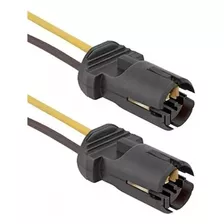 Par Soquete Conector Para Lampada Pingo T10 Com Chicote