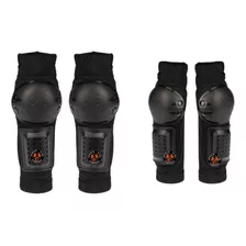 Set De Protecciones Rodillera Codera Bmx Motocross Gw 