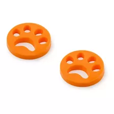 Removedor Quita Pelos De Mascotas, Kit X2 Unidades Color Naranja