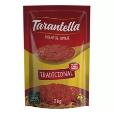 Molho De Tomate Tradicional Tarantella Food Service Sem Glúten Em Sachê 2 Kg